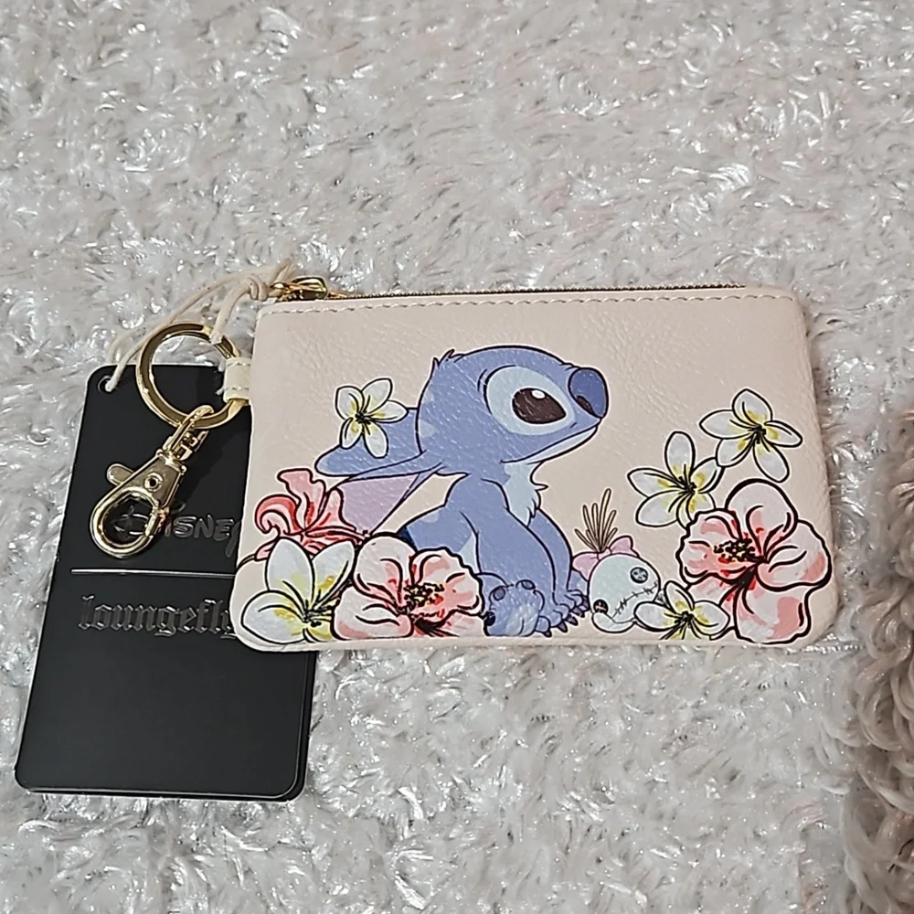 Loungefly Lilo and Stitch Floral mini back and coin purse wallet